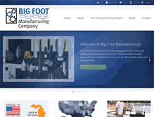 Tablet Screenshot of bigfootmanufacturing.com